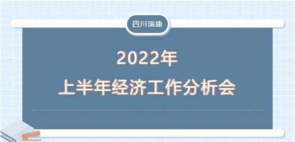 四川瑞康召開(kāi)2022年(nián)上(shàng)半年(nián)經濟活動分(fēn)析會(huì)